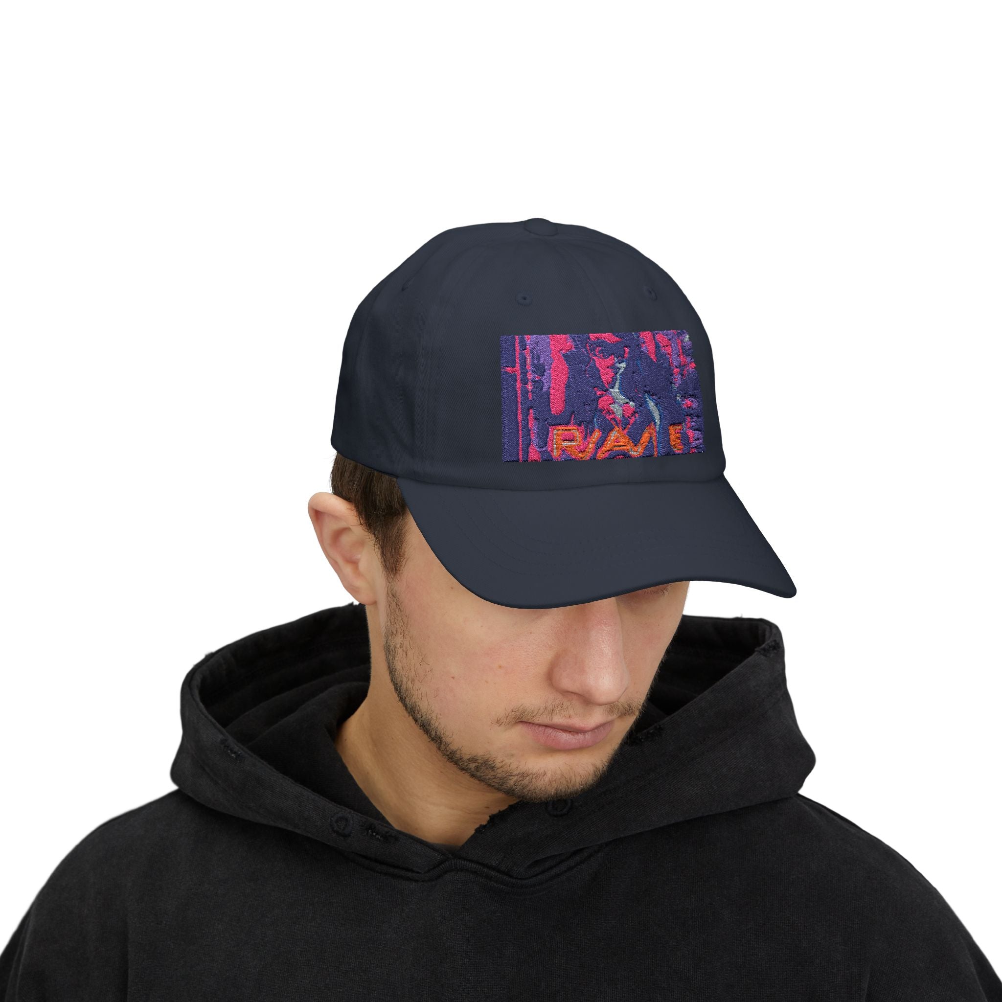 Embroidered Rave Base Ball Cap