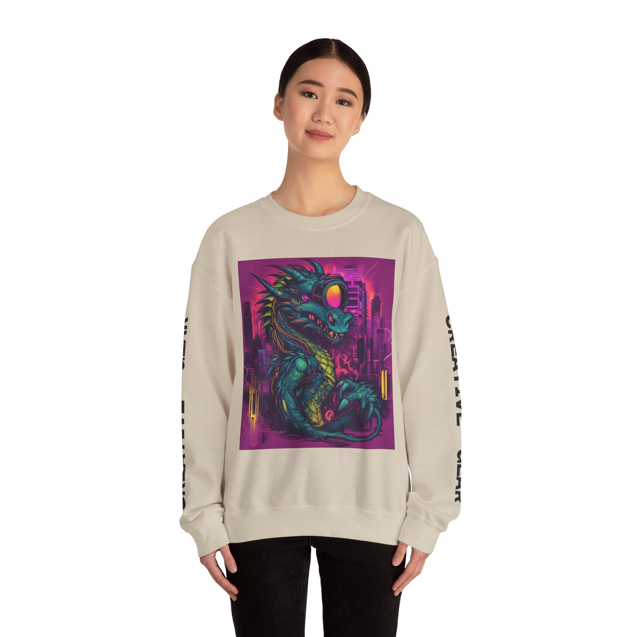 Dragon Sweatshirt - Creative Gear Festival Design