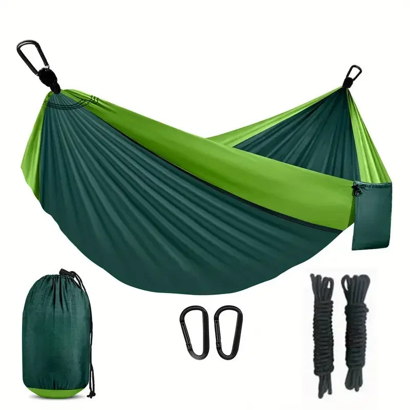Outdoor Camping Hammock with Rope and Storage Bag Lightweight and Durable Fabric Suitable for Beach Picnics or Hiking
