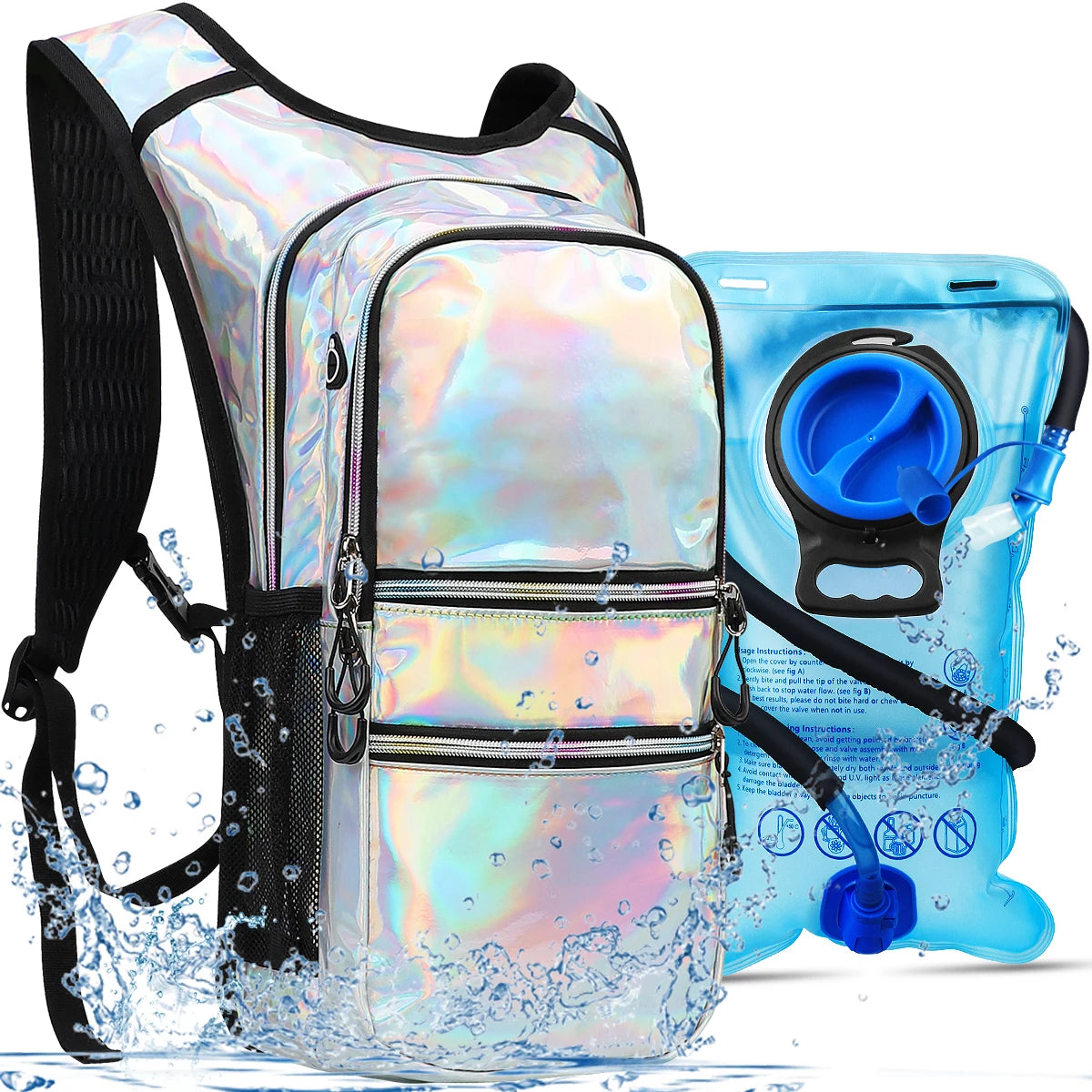 Bike Pack Portable Waterproof Backpack With Insulated Layer 3L Water Bag Outdoor Sport Climbing Hiking Pouch Hydration Backpack