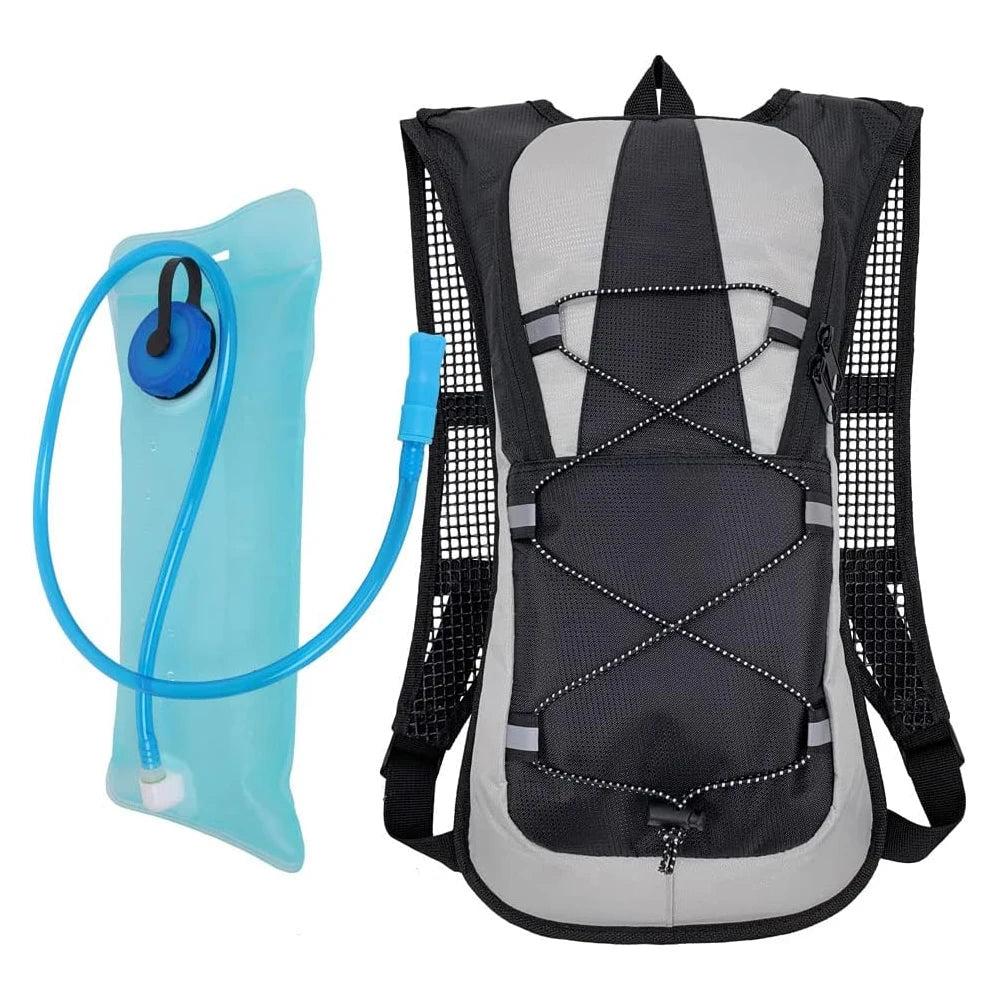 Hydration Pack,Insulated Hydration Backpack or 2L BPA Free Water Bladder and Storage,Hiking Backpack for Running,Cycling,Camping