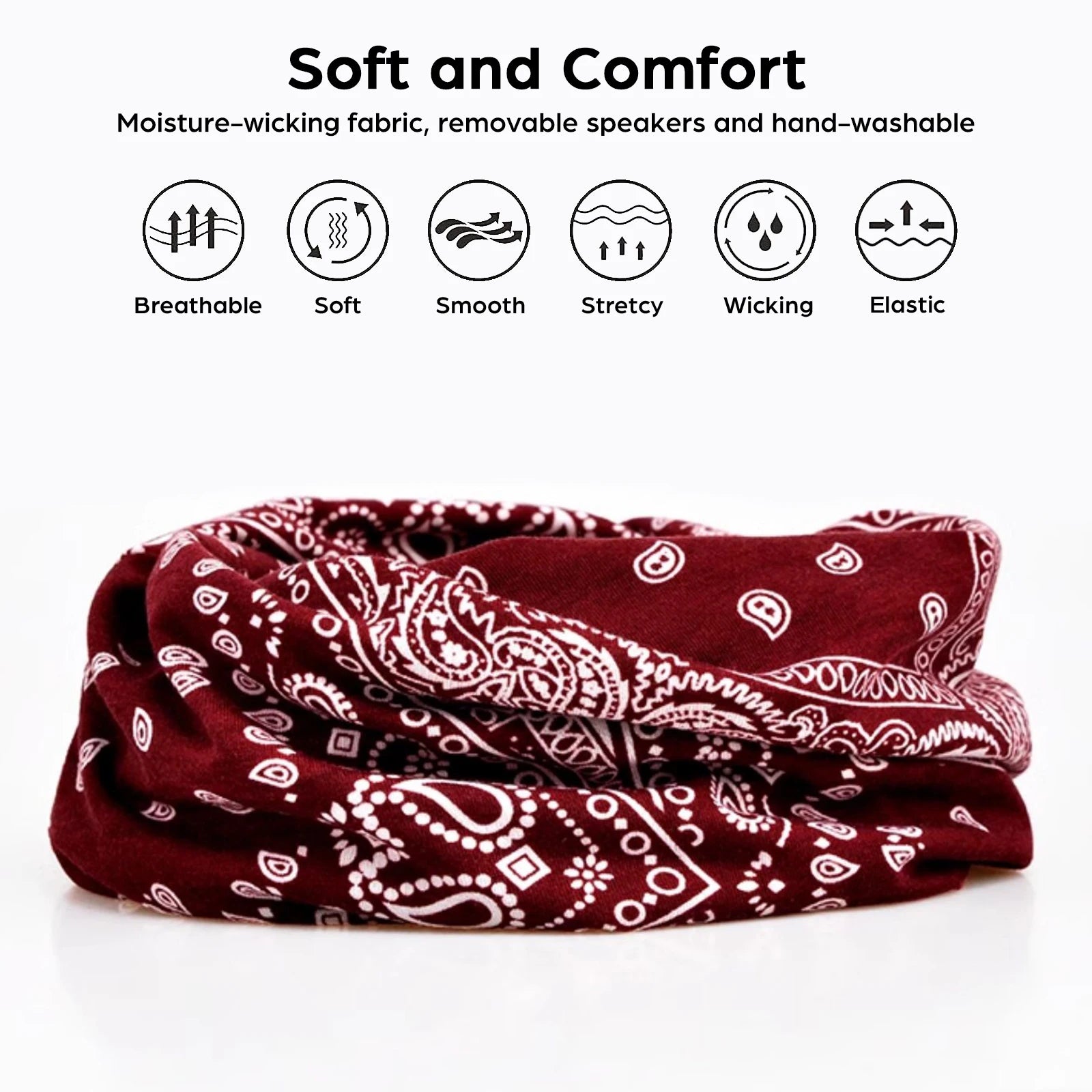 Bluetooth Headphone Wireless Smart Cap Headset Women Beanie Speaker Hunting Camping Running Music Earphone Hat Rechargeable