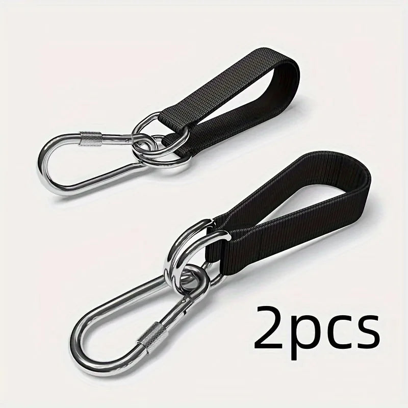 1/2pcs Durable Hanging Belt Hammock Swing Hanging Belt and Steel Alloy Hooks Outdoor Camping Hiking Tools Hammock Accessories