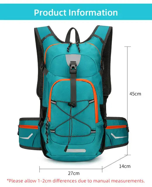 Lightweight Hydration Cycling Backpack Outdoor Sport Hiking Camping Climbing Mountaineering Rucksack Travel Hydro Water Daypack