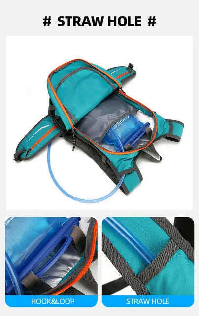 Lightweight Hydration Cycling Backpack Outdoor Sport Hiking Camping Climbing Mountaineering Rucksack Travel Hydro Water Daypack