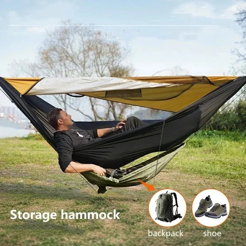 185X70cm Outdoor Storage Small Hammocks For Portable Camping Travel Garden Nature Hike Clothes Shoes Equipment Small Hammock