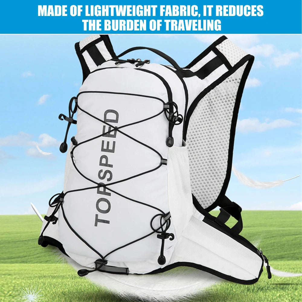 Trail Running Hydration Pack 16L,Cycling Backpack with Water Bladder,BPA-Free DrinkingTube,Quick-Access Pockets for HikingSports