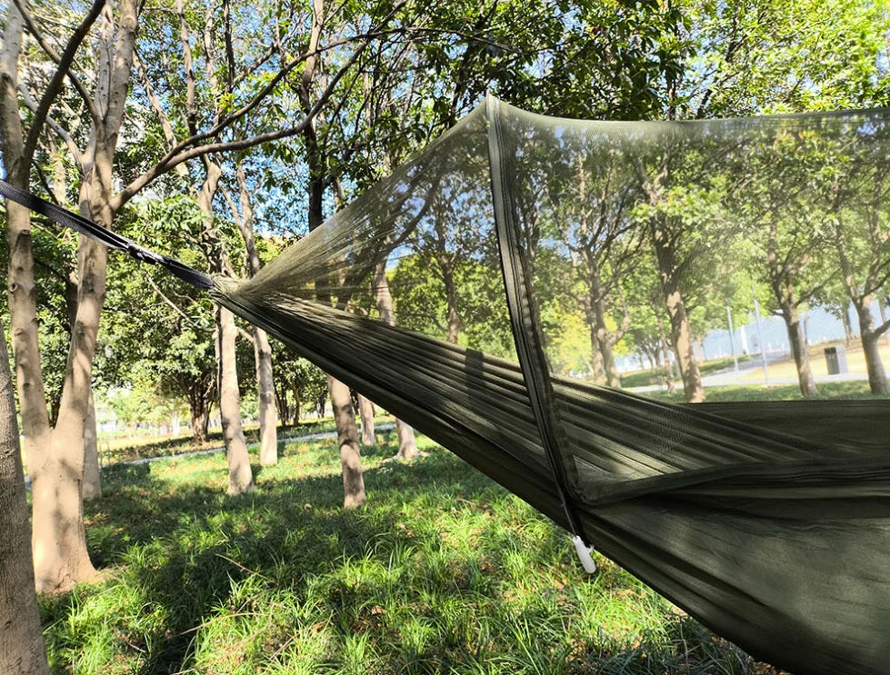 Camping hammock Super elastic fast opening hammock suitable for camping hammock outdoor furniture garden leisure hammock