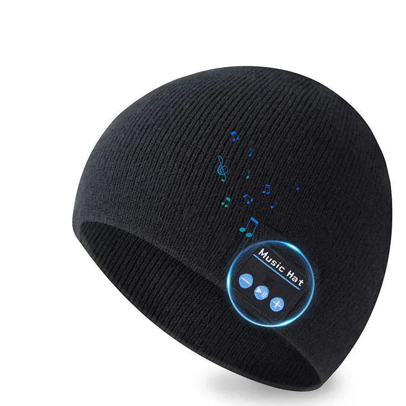 New Outdoor Multi Functional Bluetooth Music Wireless Headset Calling and Listening Knit Hat
