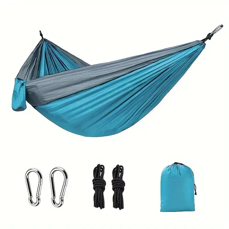 Outdoor Camping Hammock with Rope and Storage Bag Lightweight and Durable Fabric Suitable for Beach Picnics or Hiking