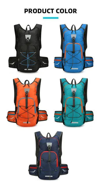 Lightweight Hydration Cycling Backpack Outdoor Sport Hiking Camping Climbing Mountaineering Rucksack Travel Hydro Water Daypack