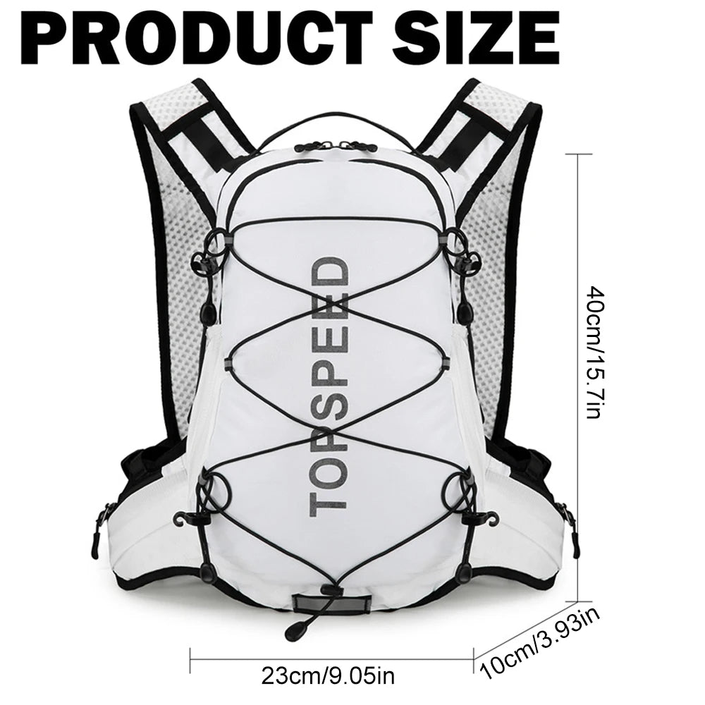 Trail Running Hydration Pack 16L,Cycling Backpack with Water Bladder,BPA-Free DrinkingTube,Quick-Access Pockets for HikingSports