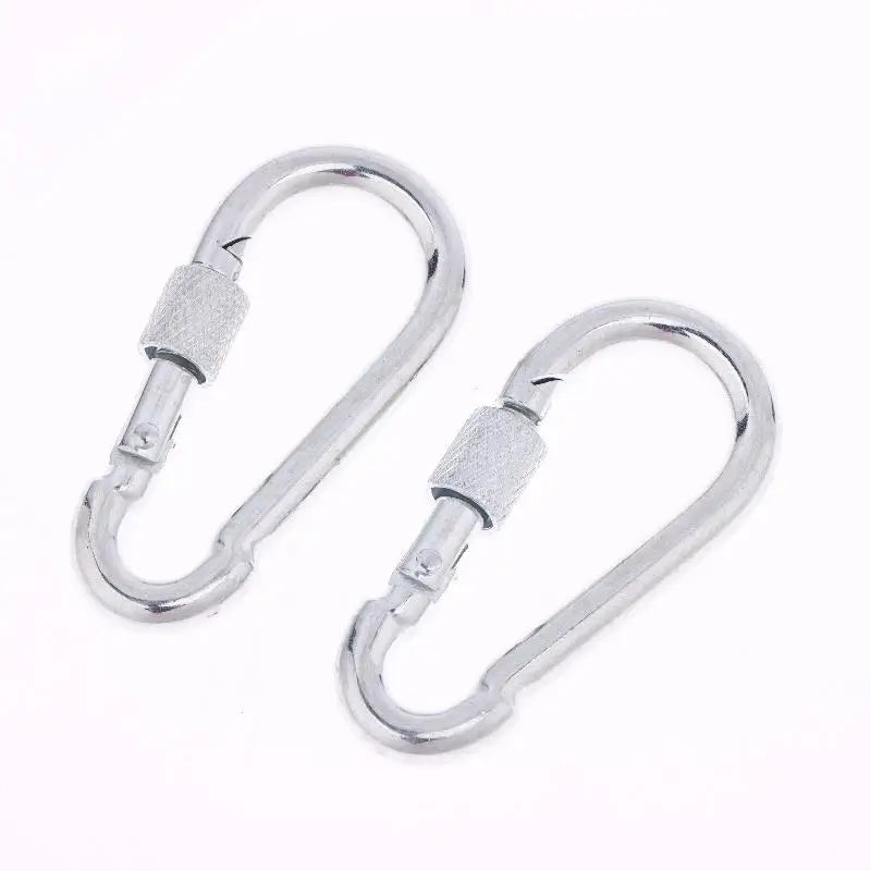 {MX} 2Pcs Durable Hammock Swing Hanging Belt And Steel Alloy Hooks Outdoor Camping Hiking Tools Hammock Accessories