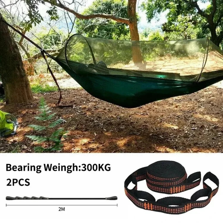 2Pcs Hammock Straps 5 Ring Height Load-bearing Knots Reinforced Polyester Straps For Outdoor Hammocks