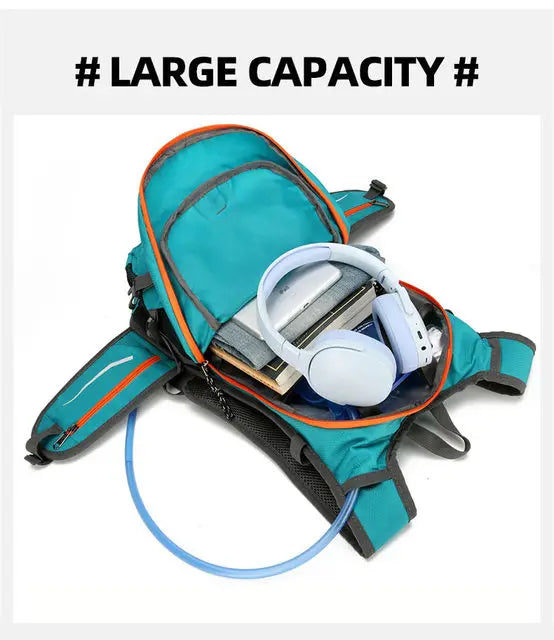 Lightweight Hydration Cycling Backpack Outdoor Sport Hiking Camping Climbing Mountaineering Rucksack Travel Hydro Water Daypack