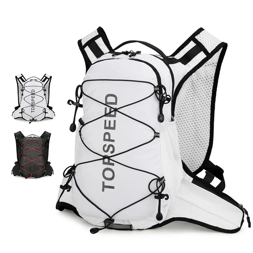 Trail Running Hydration Pack 16L,Cycling Backpack with Water Bladder,BPA-Free DrinkingTube,Quick-Access Pockets for HikingSports