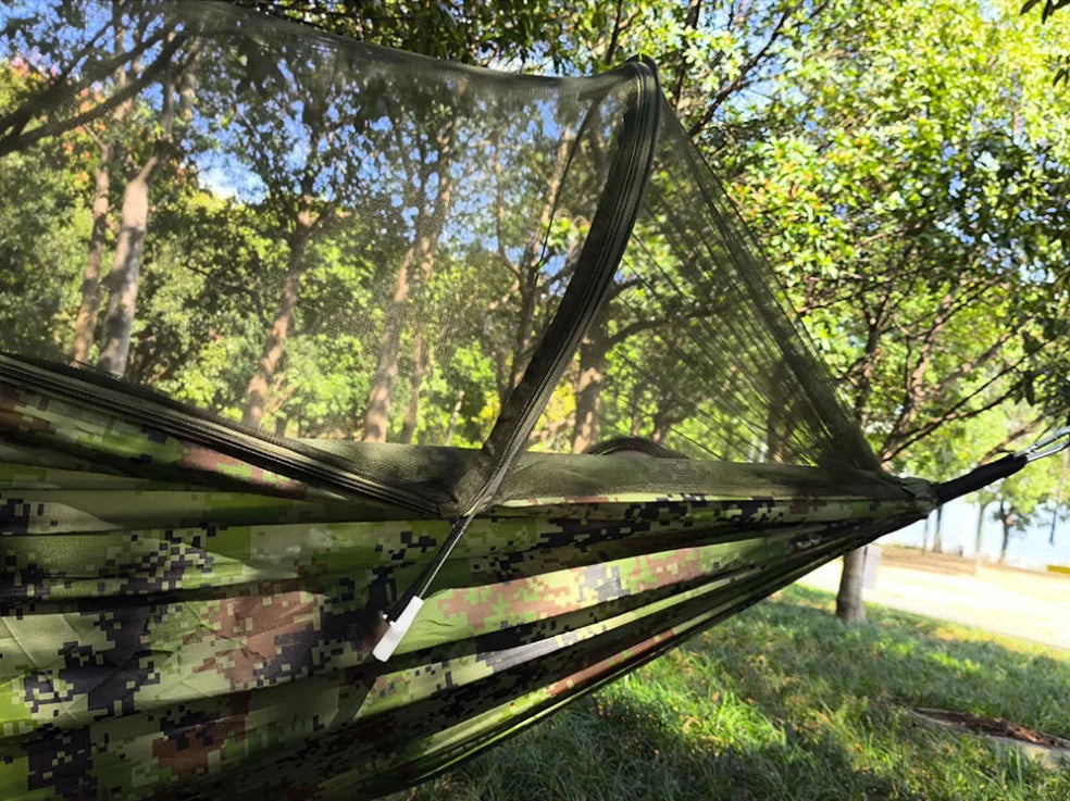 Camping hammock Super elastic fast opening hammock suitable for camping hammock outdoor furniture garden leisure hammock