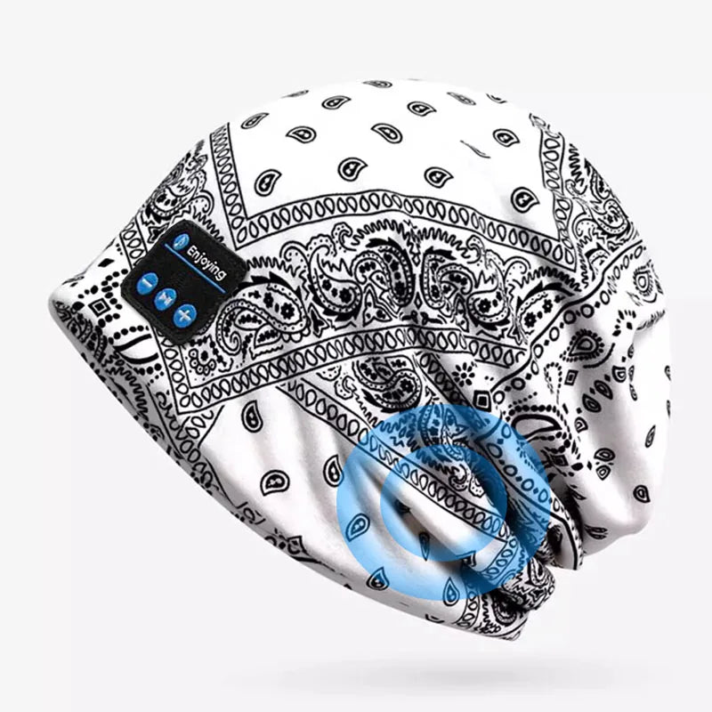 Bluetooth Headphone Wireless Smart Cap Headset Women Beanie Speaker Hunting Camping Running Music Earphone Hat Rechargeable